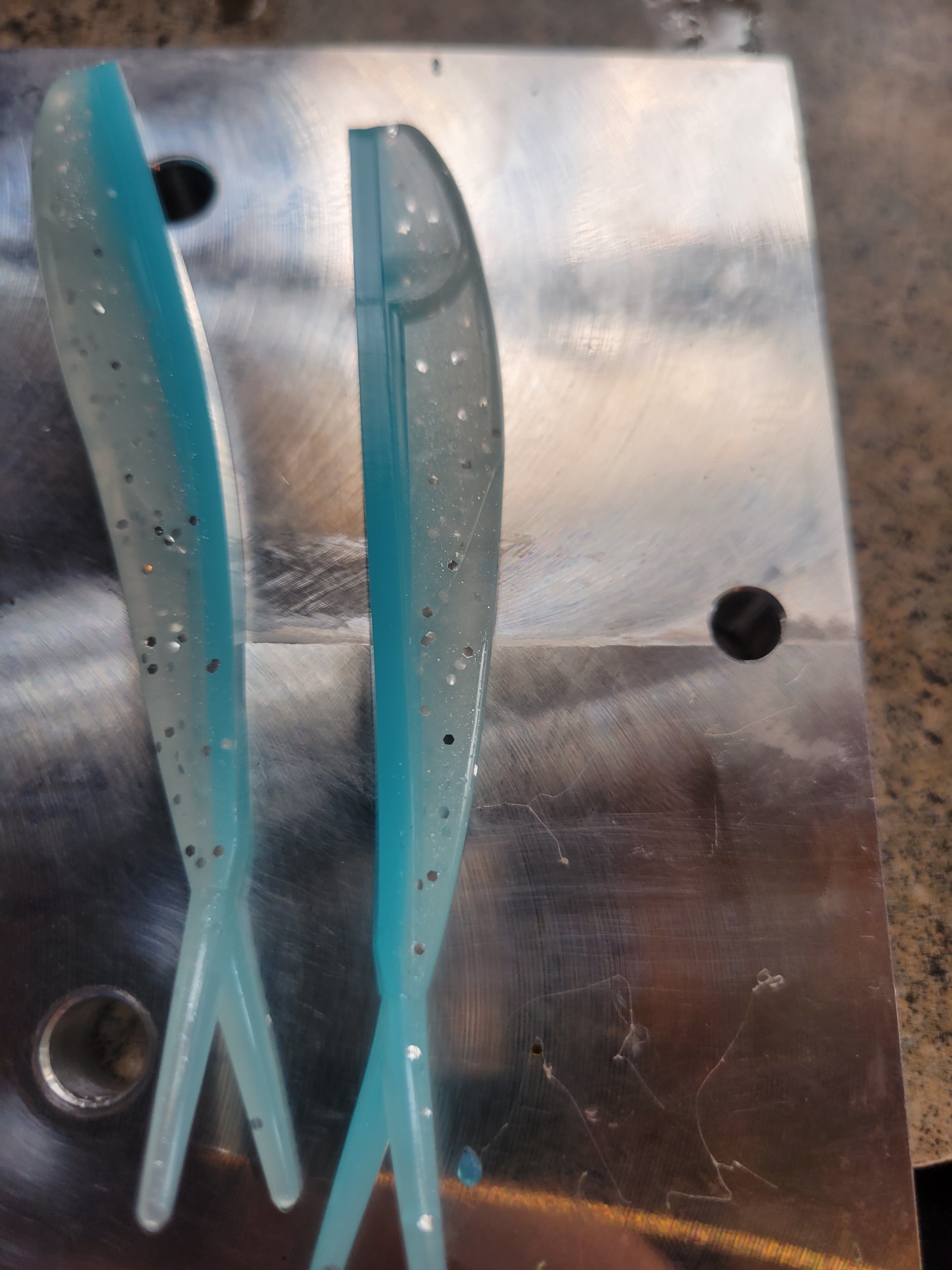 4in Split tail Jigging Minnow