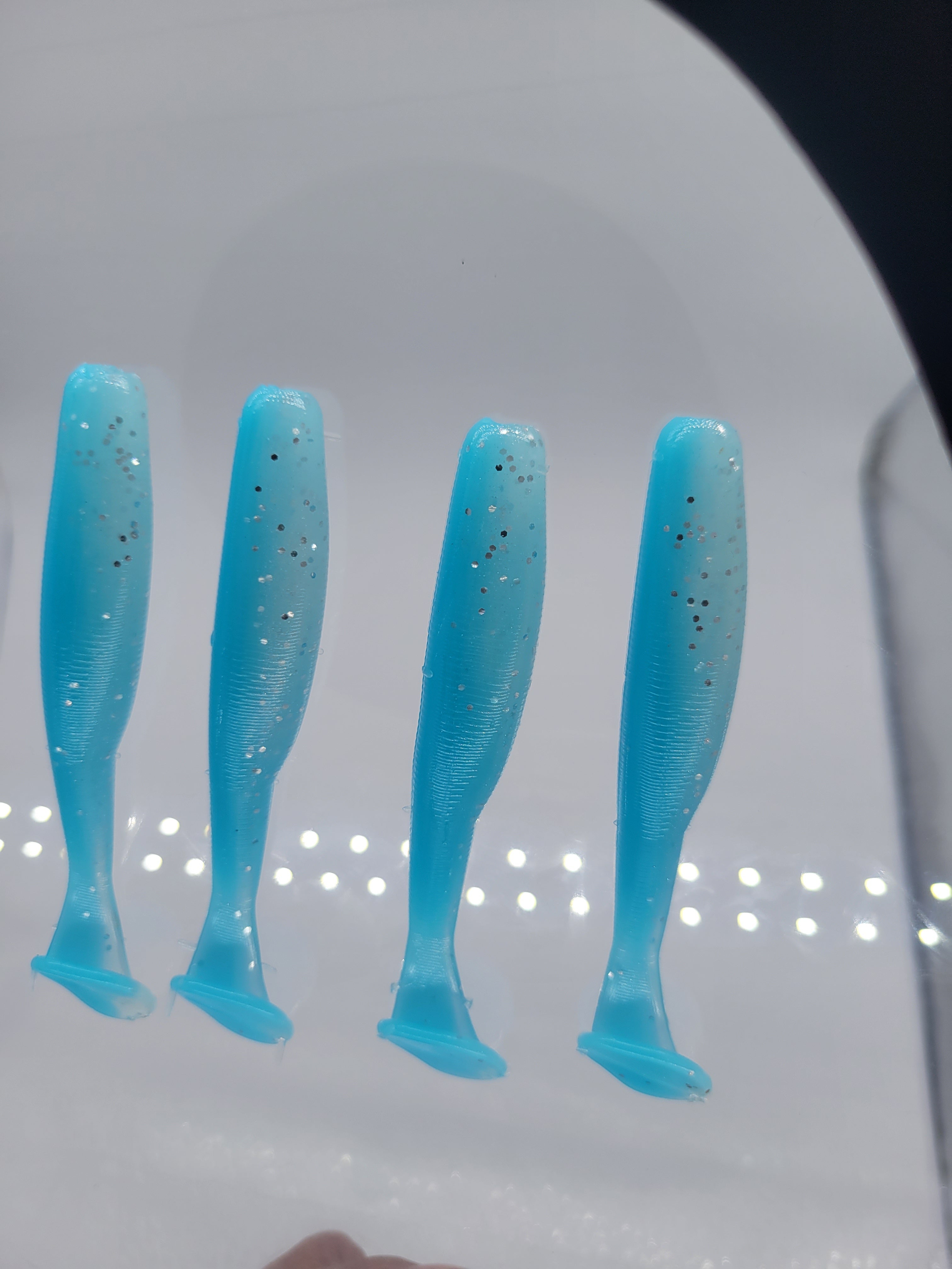 3.8in paddle tail shads