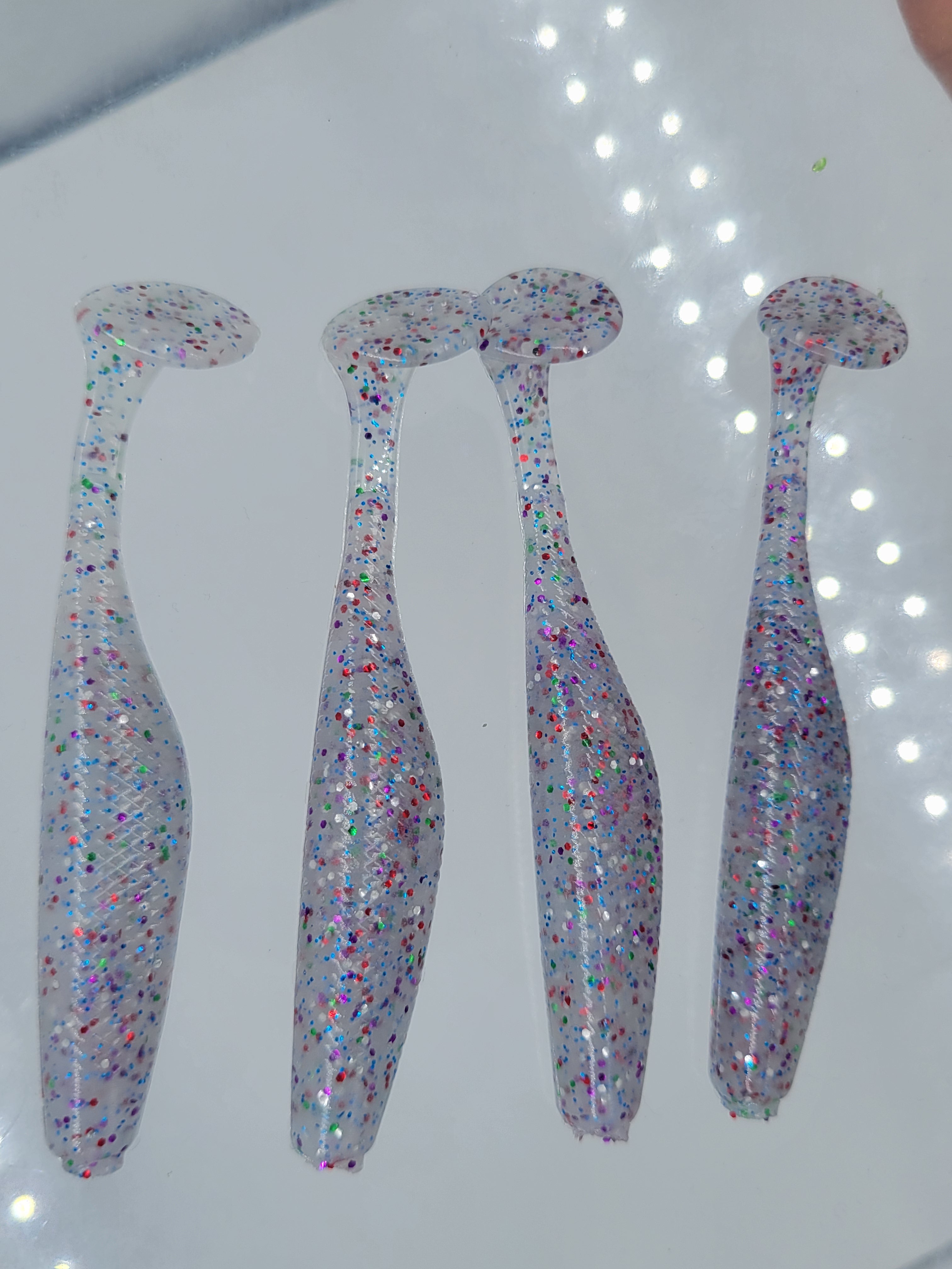 3.8in paddle tail shads